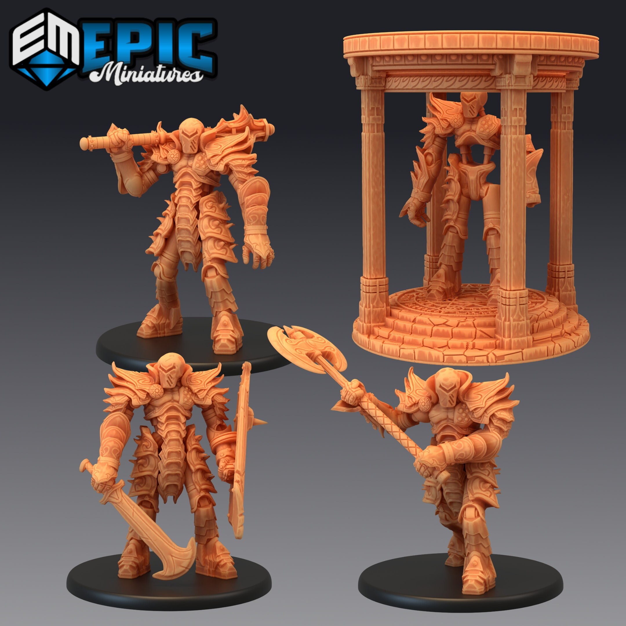 Iron Golem | Epic Miniatures | Dwarven Mines | 3d Printed | 4k Resin ...