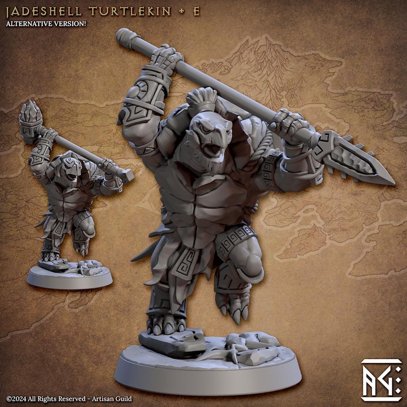 Turtlekin Turtlefolk\tortle Ranger Mini | Artisan Guild | Jadeshell Turtlekins ...