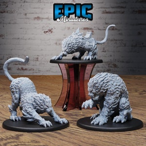 Draconic Tiger | Epic Miniatures | Dragons Reign | 3d Printed | 4k Resin | DnD | Tabletop | RPG | Fantasy | Gamer Gift