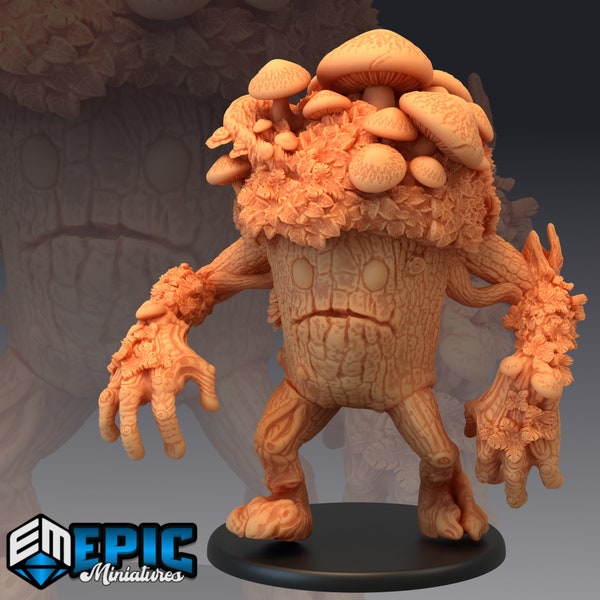 Fungus Infested Treant Figure | Epic Miniatures | Dark Swamp | 3d Printed | 4k Resin | DnD | Tabletop | RPG | Fantasy | Gamer Gift