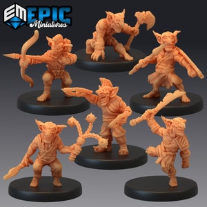 Wicked Goblins | Epic Miniatures | Dark Swamp | 3d Printed | 4k Resin | DnD | Tabletop | RPG | Fantasy | Gamer Gift