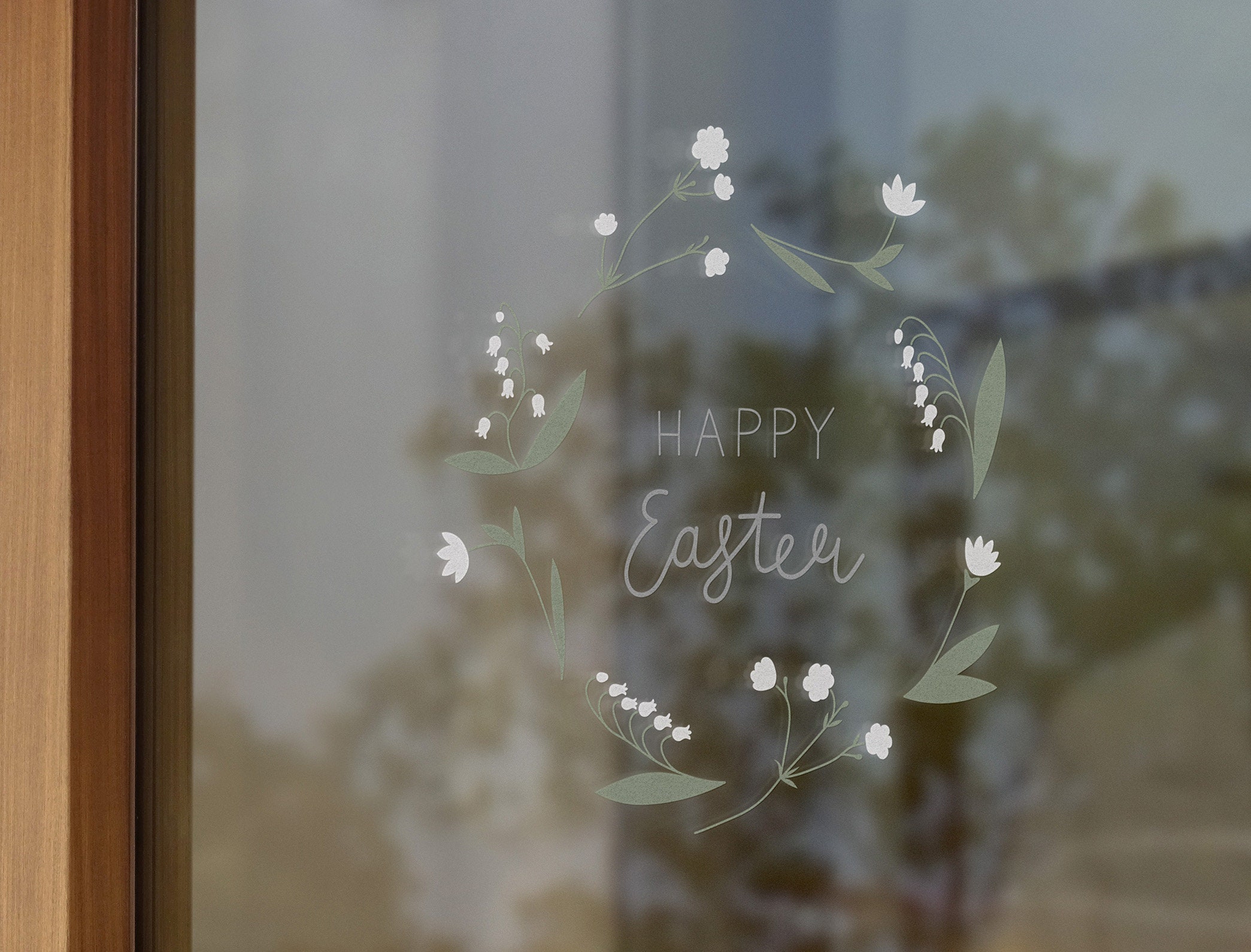 Happy Easter Clipart, Easter Wreath Svg, Floral Frame Svg, Circle Frame ...