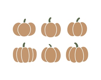 Hand Drawn Pumpkin Clipart: Autumn SVG, PNG Files for Cricut