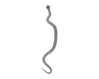 Snake SVG: Reptile Cut File, Hand Drawn Clipart (Commercial Use)
