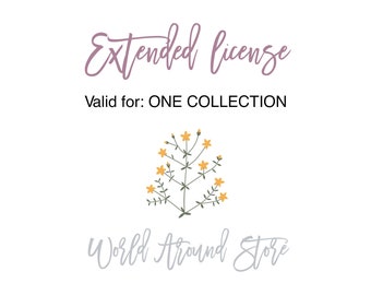 Extended Commercial License for Clipart Collection