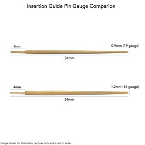 Easy to Use Titanium Piercing Jewelry Insertion Pin, Flat Back Earring ...