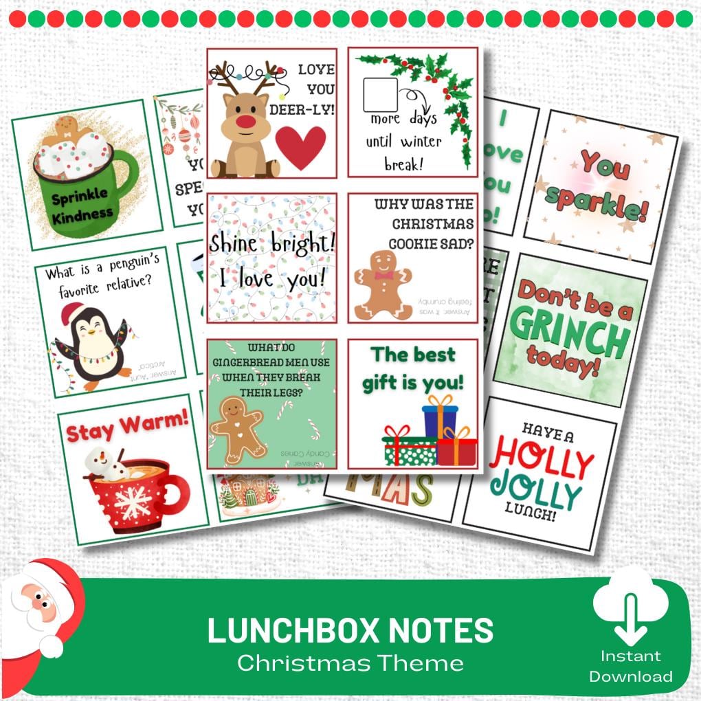 christmas-lunch-box-notes-for-kids-printable-holiday-cards-pdf-etsy-israel for Free Printable Christmas Lunchbox Notes Christmas Lunch Box Notes for Kids: Printable Holiday Cards (PDF) - Etsy Israel for Free Printable Christmas Lunchbox Notes