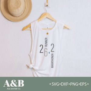 26.2 Marathoner Runner Digital Bundle, Marathon SVG, Runner SVG, Running SVG, 26.2 Miles svg,  Running Shirt svg, Race Day Shirt svg