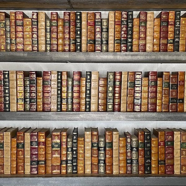 Leather Bound Books Etsy