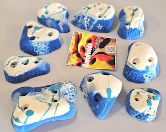 CUSTOM - BarnHolds - Rock Climbing Holds Set: Bacteria Spore Crimps