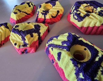 CUSTOM Rock Climbing Holds: Grooved Knobs, Crimps - Made to Order BarnHolds