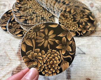 Floral bleach sticker