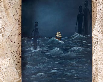 Lost At Sea original painting
