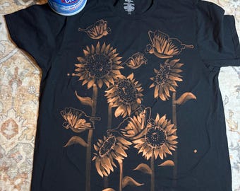 Sunflower bleached t shirt