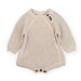 Chunky Knit Baby Toddler Sweater Romper | Gift Shower, Birthday, Holiday; lounge clothing outfit; gender neutral; boy girl fall winter twin 