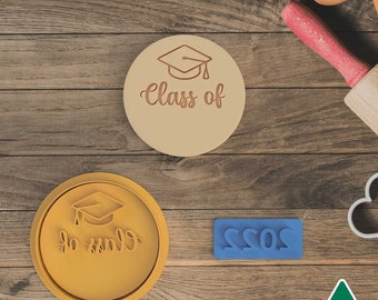 Class of 2023 Cookie Cutter and Embosser Stamp