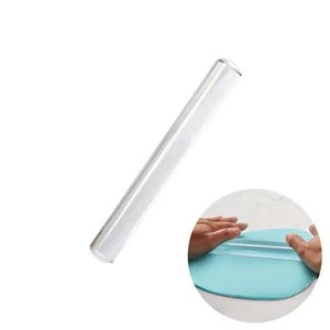 Small Acrylic Rolling Pin- 22.5cm x 2.5cm