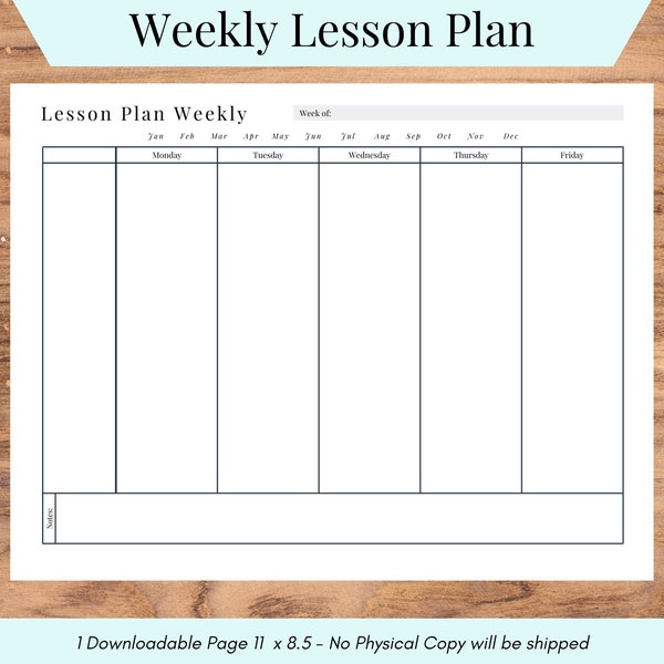 Weekly Lesson Plan Sheets, Classroom Templates for Teachers, Classroom Schedule, Classroom Time Blocking, Personal Schedule, Teaching plan