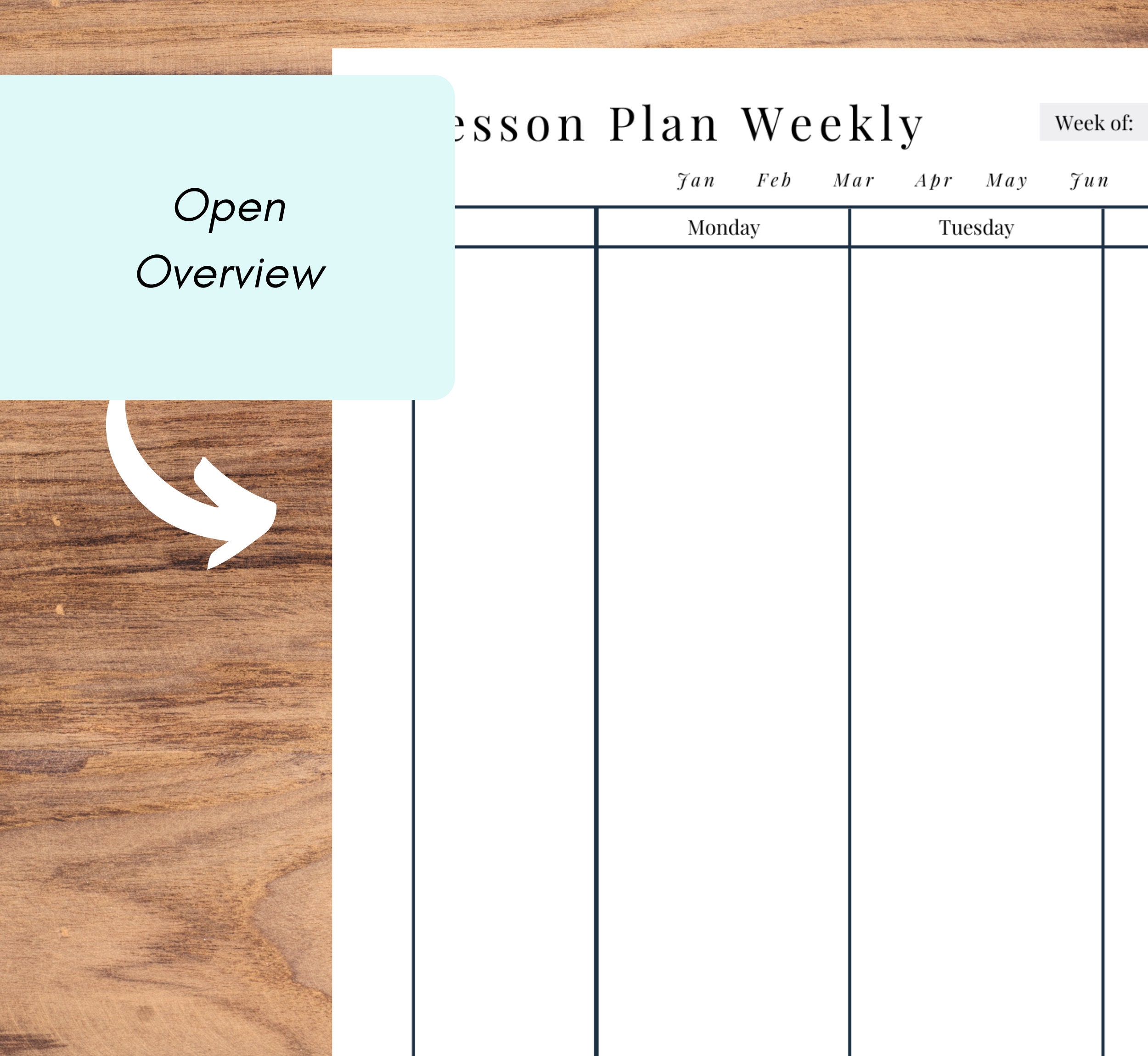 Weekly Lesson Plan Sheets, Classroom Templates for Teachers, Classroom ...