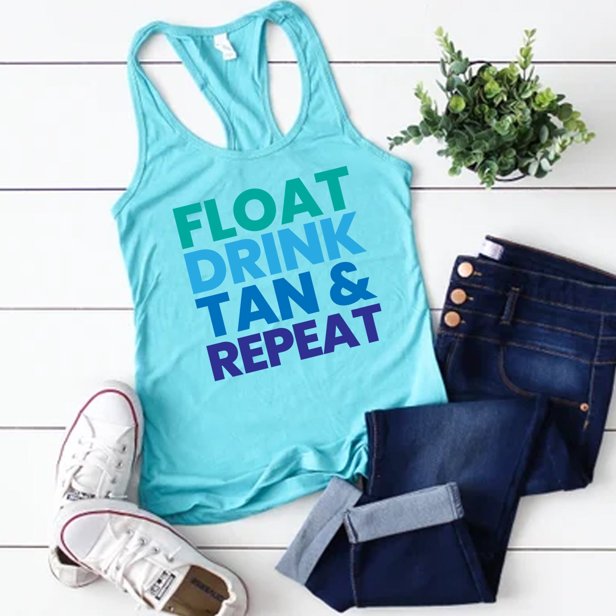 Float Drink Tan & Repeat SVG PNG Etsy Canada