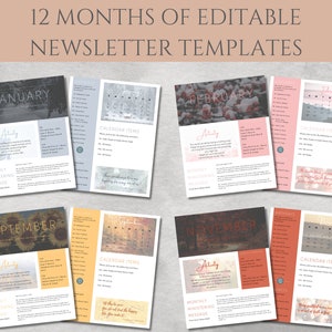 Relief Society Newsletter Template/ Young Women Newsletter/ 2024 Newsletter/ Newsletter for RS, YW, Primary, Wards and Stakes