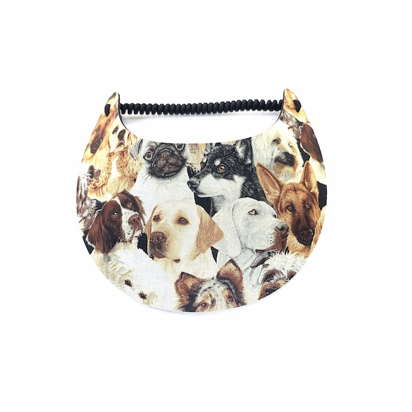 Dog Patterns Foam Sun Visor