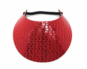 Sizzle Glitz Foam Sun Visor