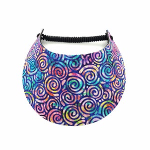 Trippy Far Out Patterns Foam Sun Visor
