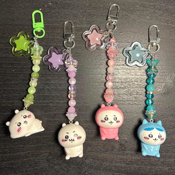 Chiikawa Spring Keychain Chiikawa Keychain - Etsy