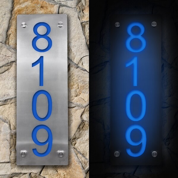 Light up House Numbers Etsy