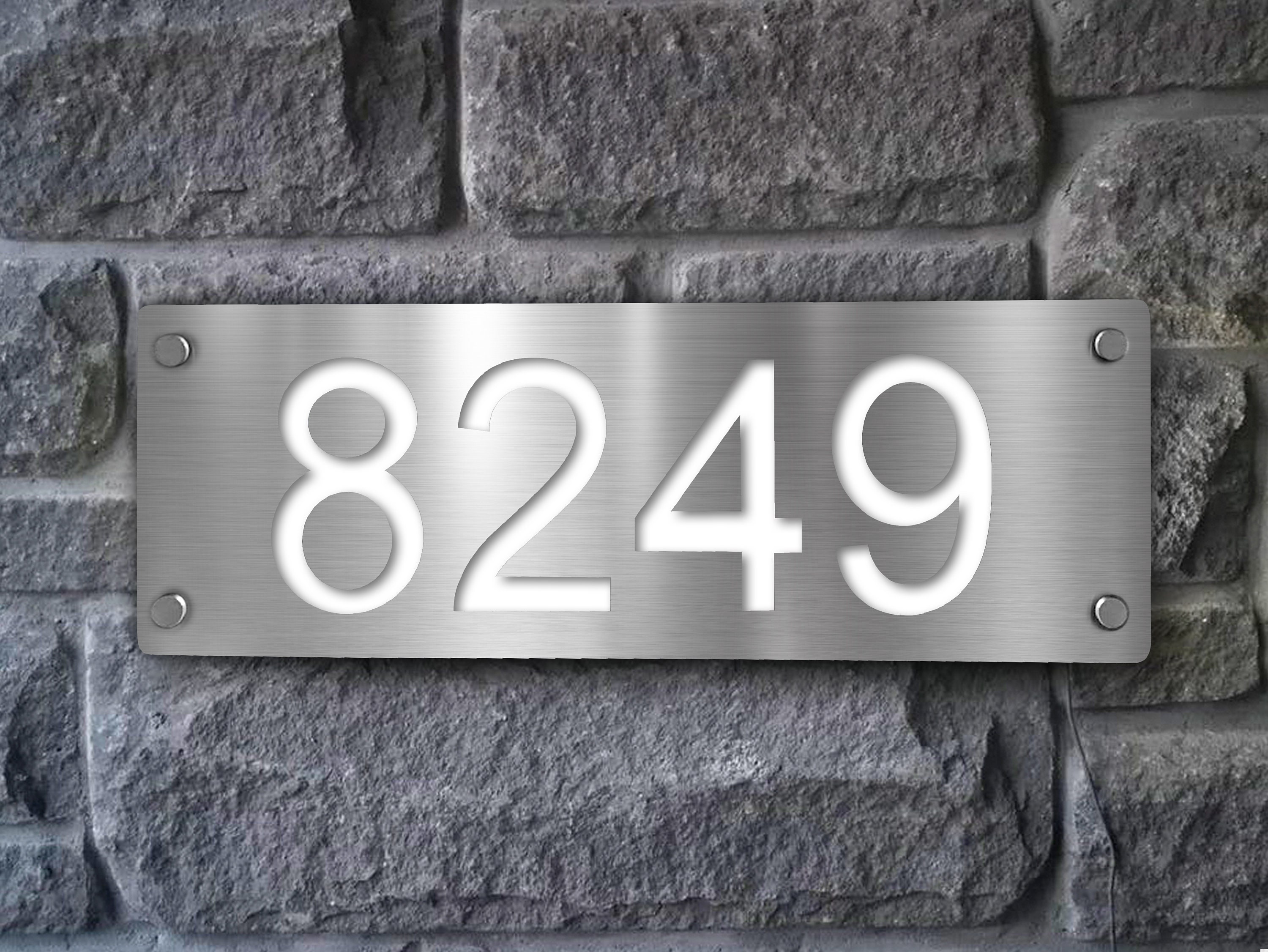 Garage Address Sign Sign for House Large House Numbers Etsy