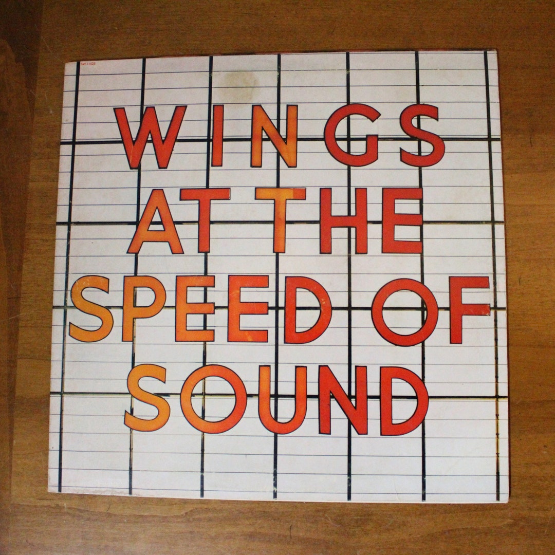 Vintage Album - Wings - at the Speed of Sound - Etsy Canada