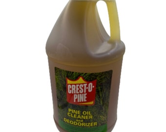 Crest o Pine Oil concentrate cleaner deodorant degreaser real pine 128oz