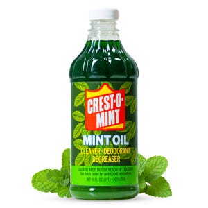Crest o Mint Oil concentrate cleaner deodorant degreaser Wintergreen 16oz
