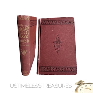 1878 Life of a Blind Girl “The World as I Have Found it”  By Mary L. Day Arms First Edition Biography Antique Book