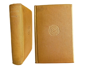 1926 Old Calabria - Region of Southern Italy Near Sicily by Norman Douglas 1st Edition Third Printing Antique Rare Collectible History Book