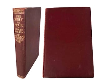 Circa 1930s The Bible In Spain Antique Religious Book