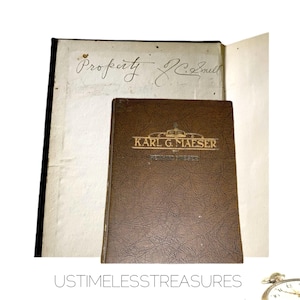 1928 Karl G. Maeser Mormon LDS Religion Antique Book Signed C. Snell