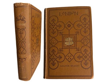 1892 London: A Survey Street by Street Antique England Travel History Book