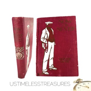 Circa 1920s Now or Never Or the Adventures of Bobby Bright By Oliver Optic Boy’s Boat Series Antique Book