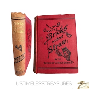 1880 Bricks Without Straw First Edition Post Civil War Reconstruction Book