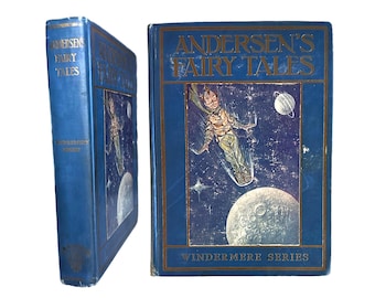1916 Hans Christian Andersen's Fairy Tales Children’s Antique Book
