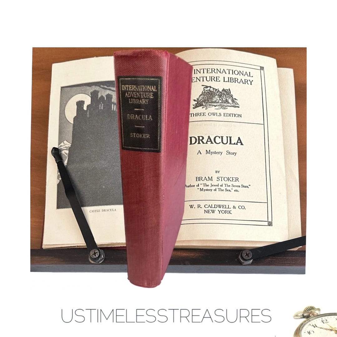 Circa 1920s Dracula By Bram Stoker Antique Horror Vampire Book Etsy circa-1920s-dracula-by-bram-stoker-antique-horror-vampire-book-etsy