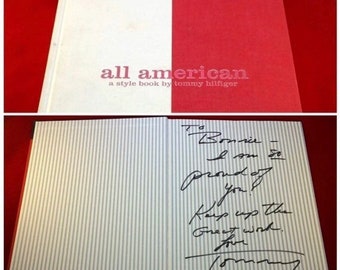 1997 Signed Tommy American Style Fashion Book - Etsy