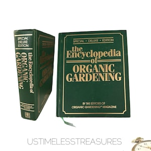 1985 The Encyclopedia of Organic Gardening Vintage Book