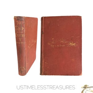 1875 The Ship in the Desert Journey West Across North America and the Sierras Antique Book