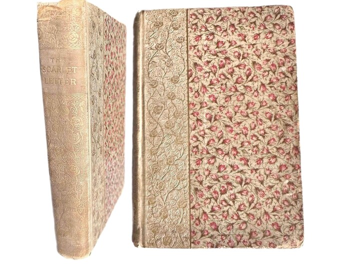 1893 the Scarlet Letter by Nathaniel Hawthorne Antique Book - Etsy