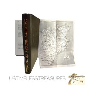 1973 History of Caithness, Scotland 1887 Reprinted Vintage Book
