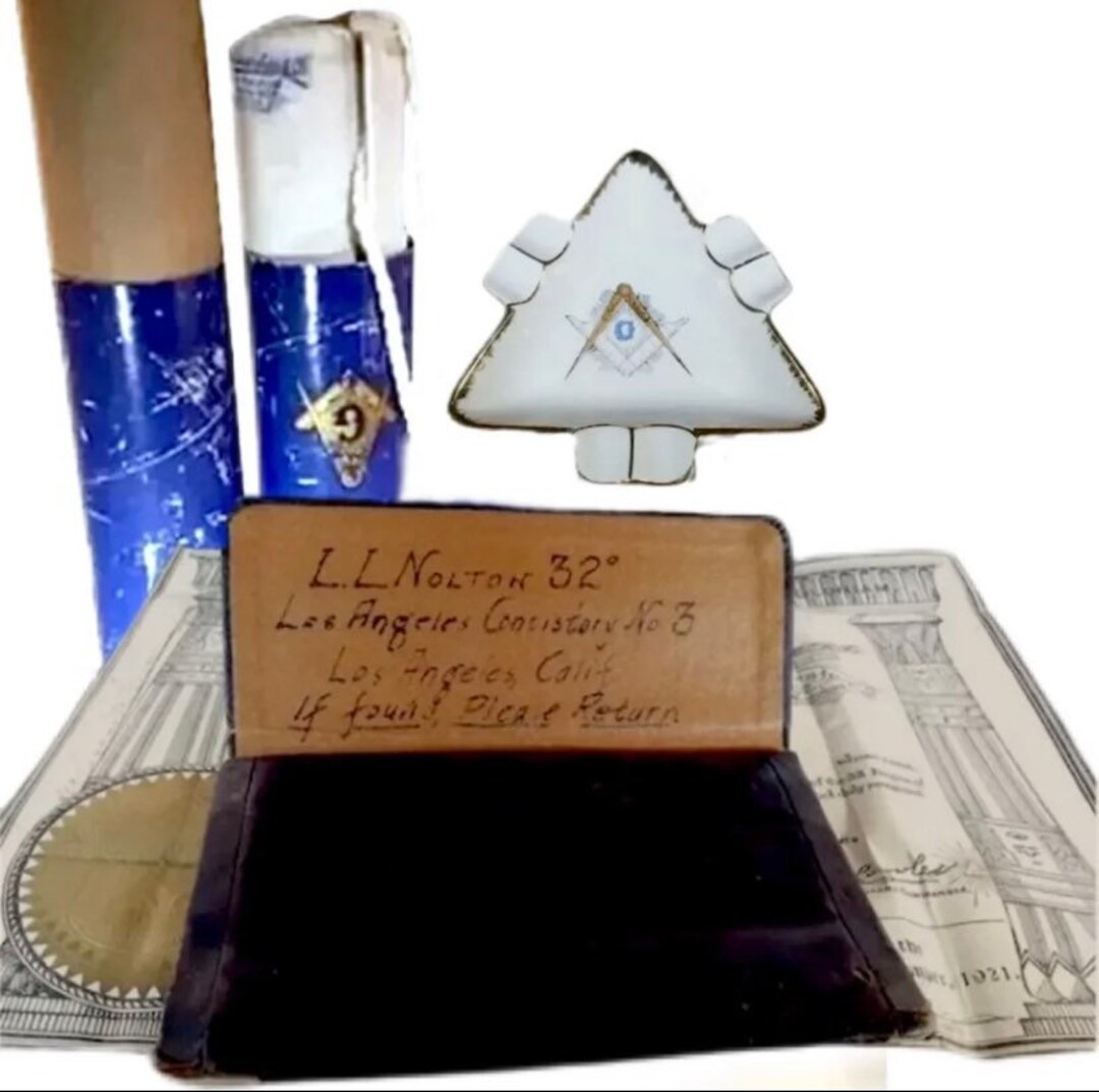 1921 Freemason 32 Degree Master Mason Historic Collection Etsy