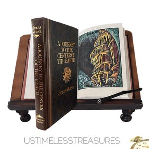 1992 Jules Verne’s Journey to the Center of the Earth Vintage Science Fiction Book